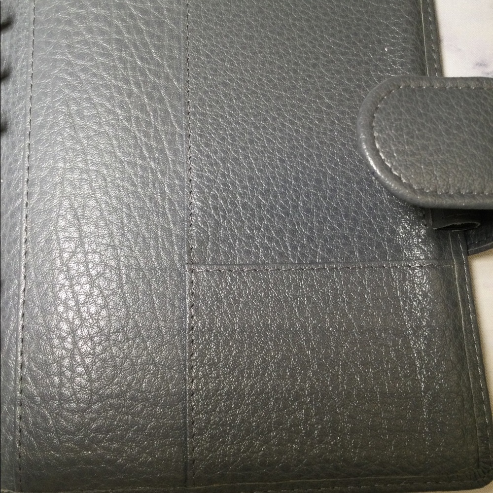 Van Der Spek Touch Me Standard Personal Wide Planner Grey